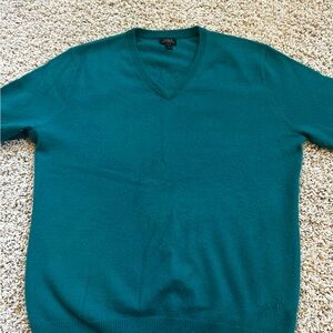 Jcrew Men’s Sweater, Italian, cashmere, size small,  green